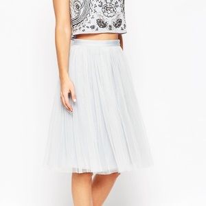 NWT beautiful blue Needle & Thread skirt size 2